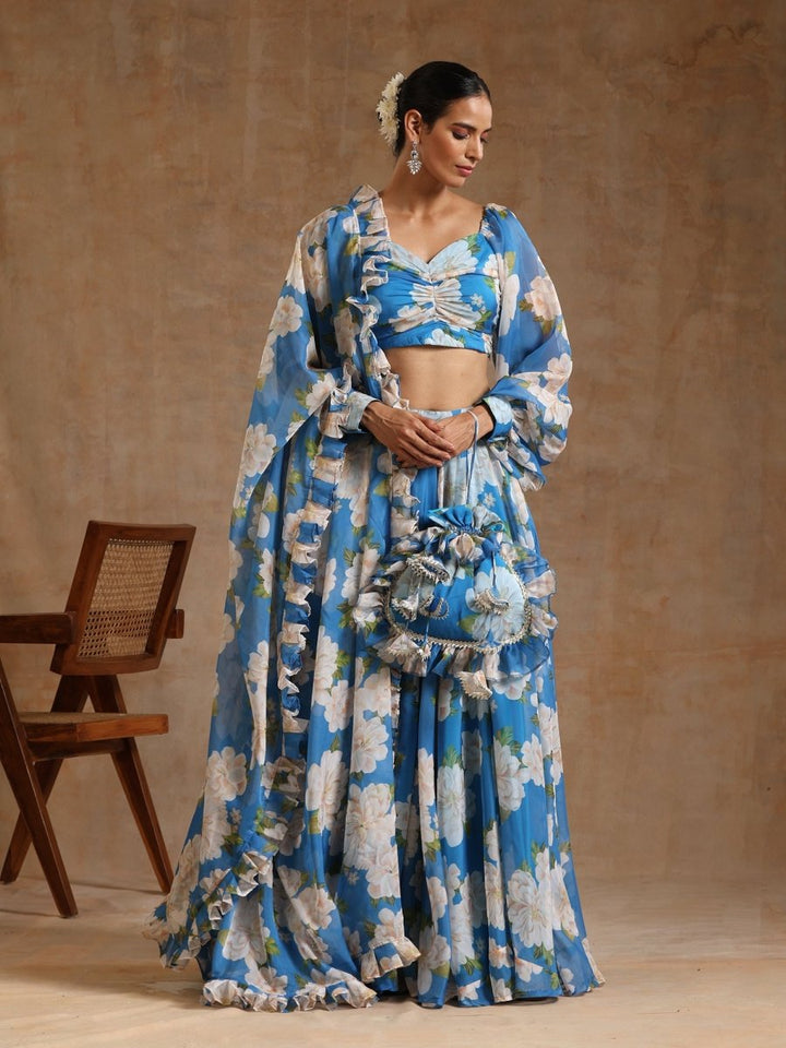 GUL FIZA LEHENGA SET - Pomcha Jaipur