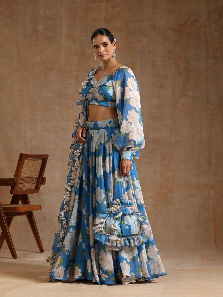GUL FIZA LEHENGA SET - Pomcha Jaipur