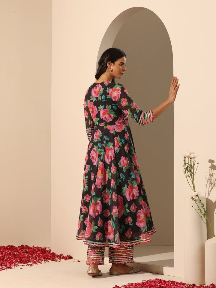 GUL GULAB ANARKALI SET - Pomcha Jaipur