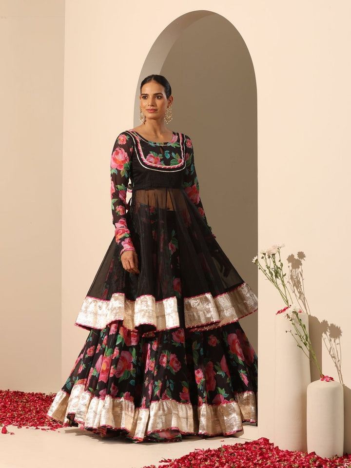 GUL GULAB LEHENGA SET - Pomcha Jaipur