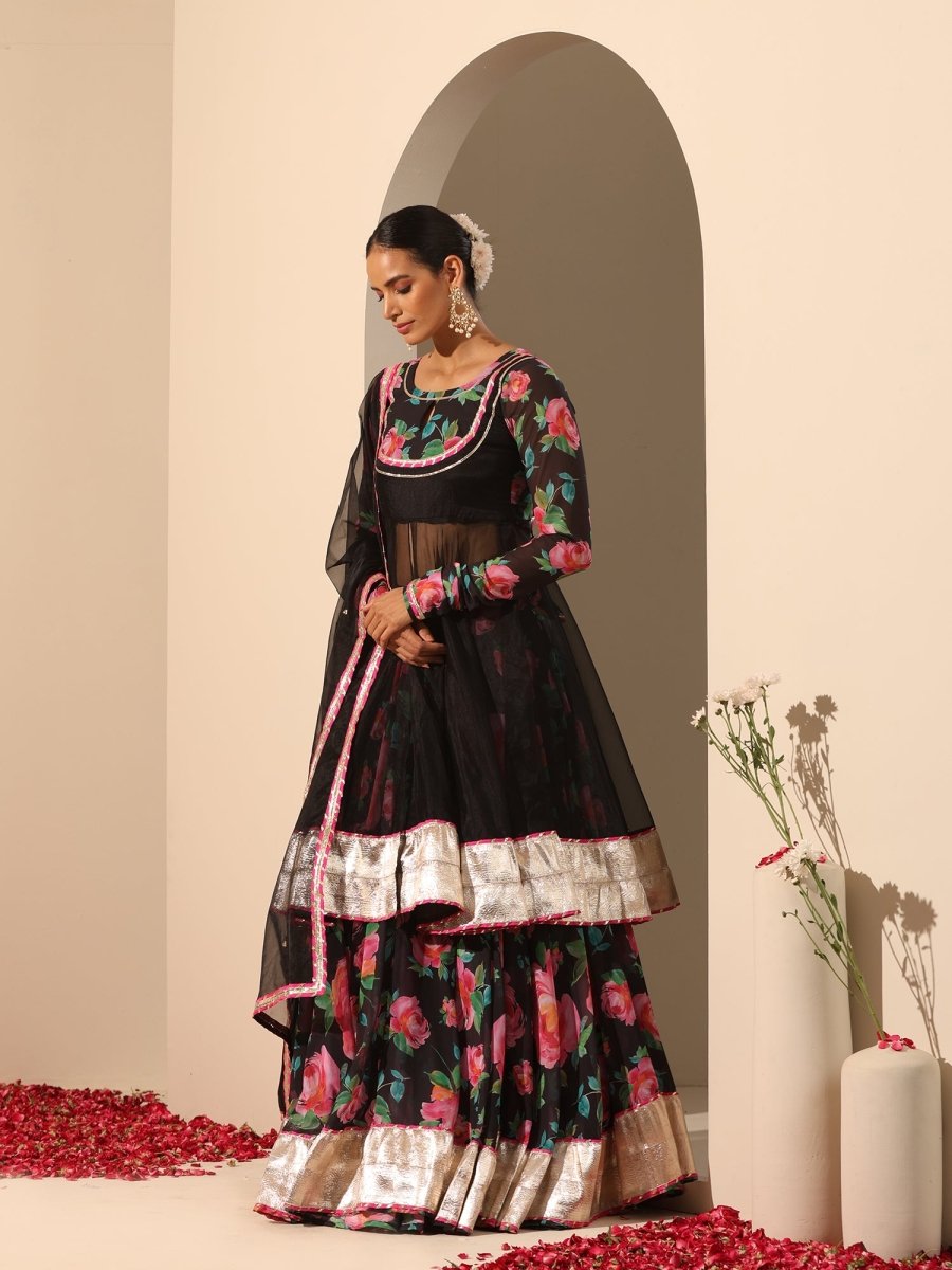 GUL GULAB LEHENGA SET - Pomcha Jaipur