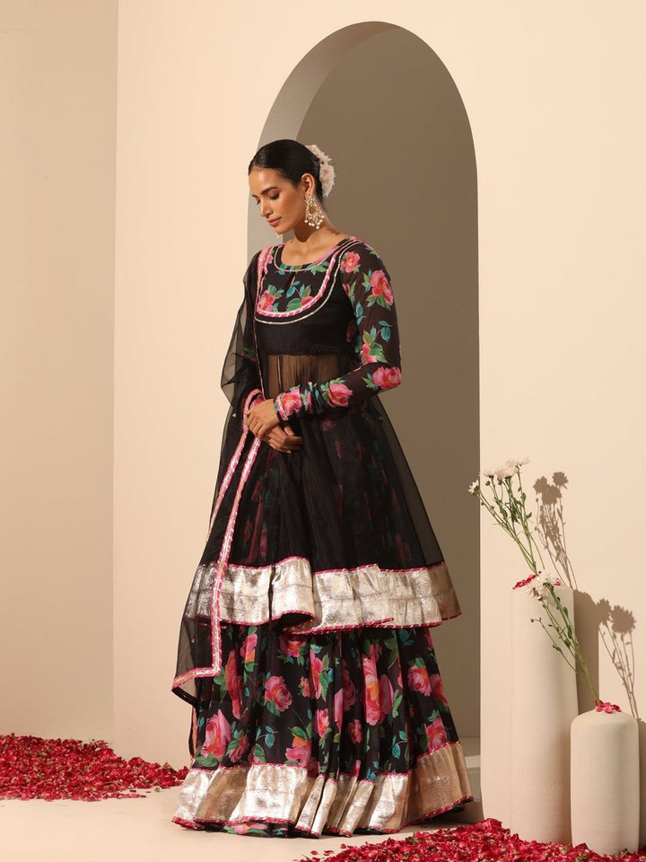 GUL GULAB LEHENGA SET - Pomcha Jaipur