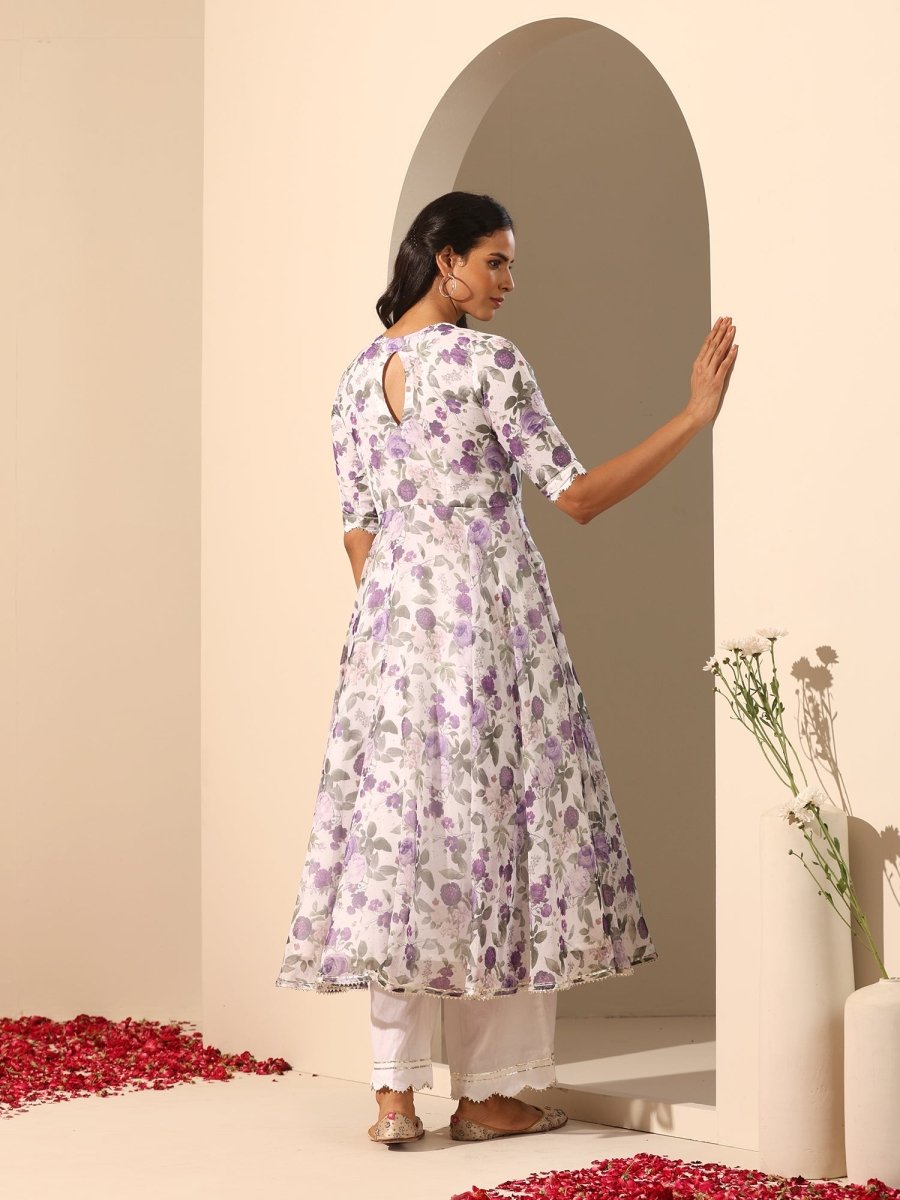 GUL JAMINI ANARKALI SET - Pomcha Jaipur