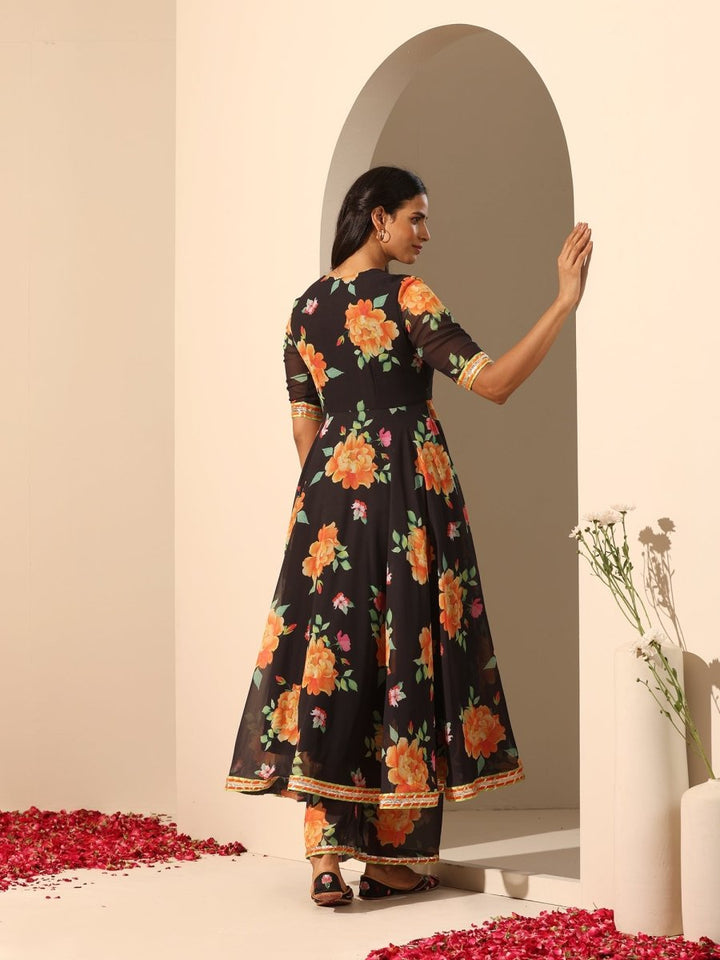 GUL NARANGI ANGRAKHA SET - Pomcha Jaipur