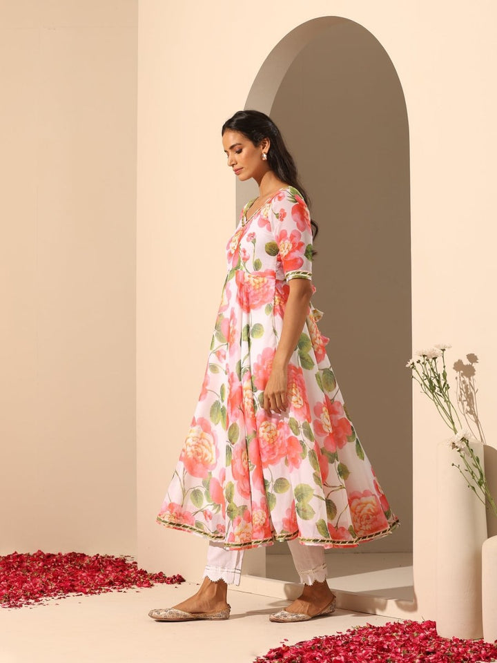 GUL NOOR ANARKALI SET - Pomcha Jaipur