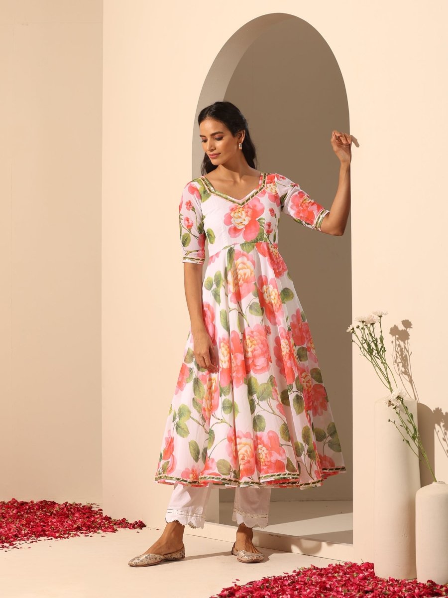 GUL NOOR ANARKALI SET - Pomcha Jaipur