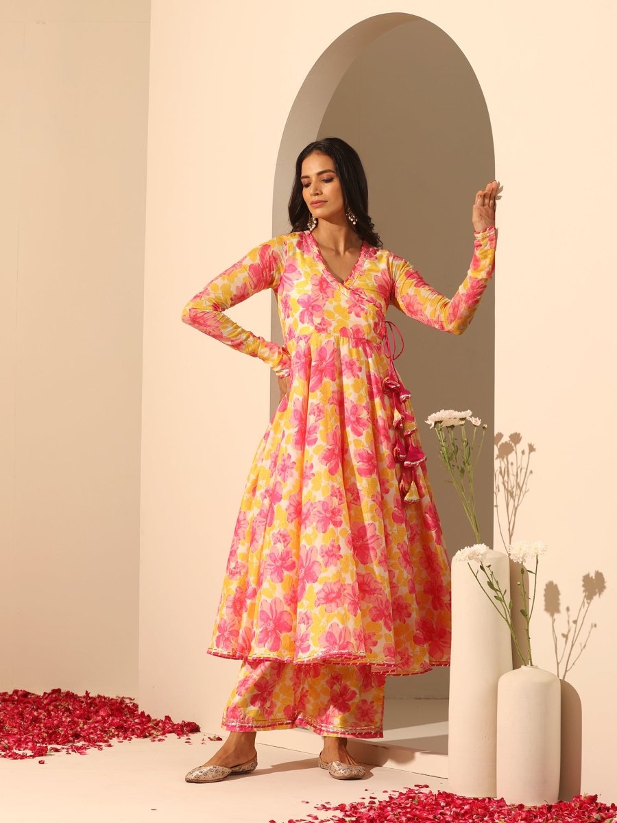 GUL RANGREZ ANGRAKHA SET - Pomcha Jaipur