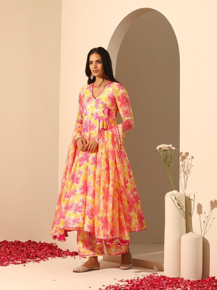 GUL RANGREZ ANGRAKHA SET - Pomcha Jaipur