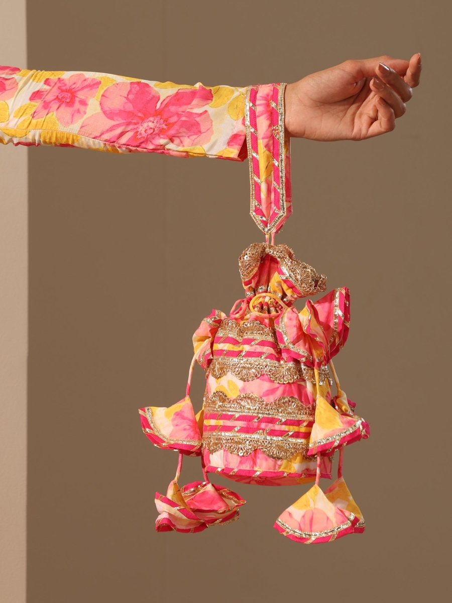 GUL RANGREZ SHARARA SET - Pomcha Jaipur