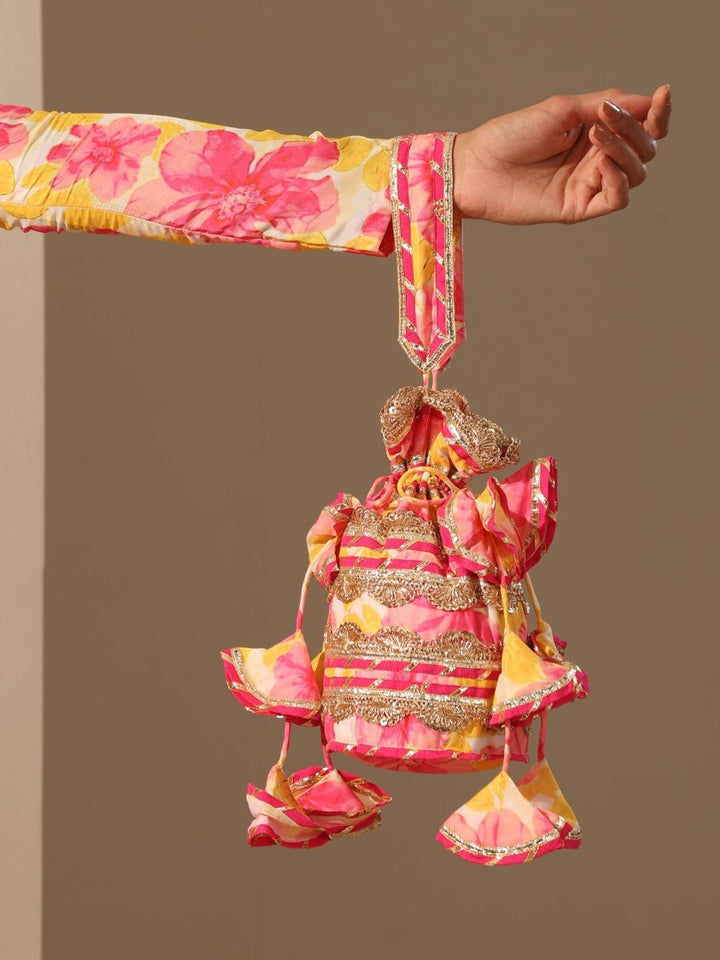 GUL RANGREZ SHARARA SET - Pomcha Jaipur