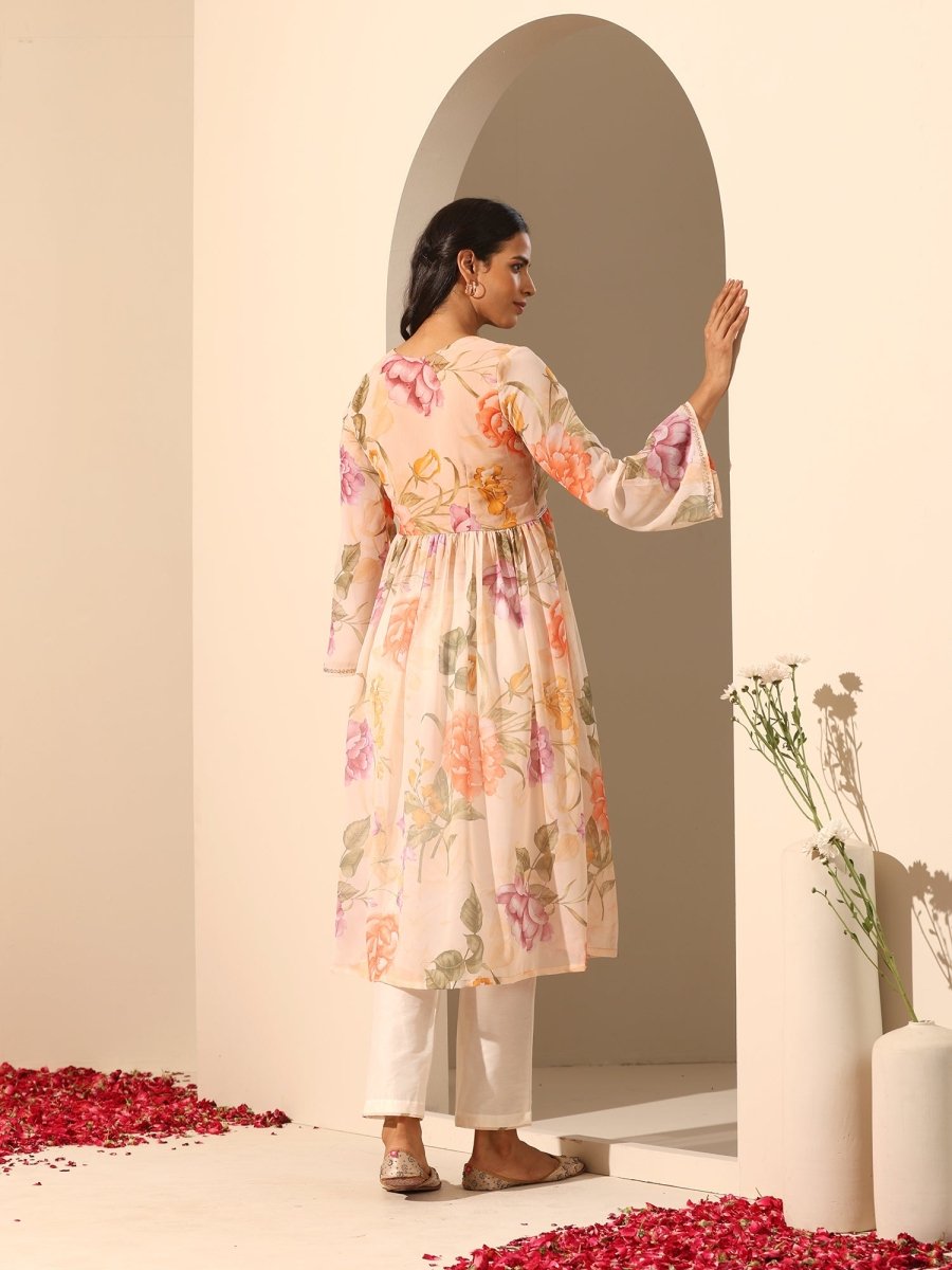 GUL RUHANI SUIT SET - Pomcha Jaipur