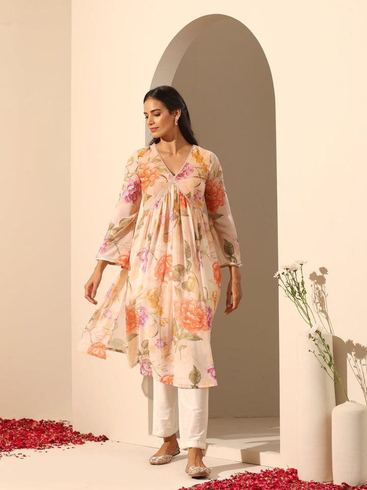 GUL RUHANI SUIT SET - Pomcha Jaipur