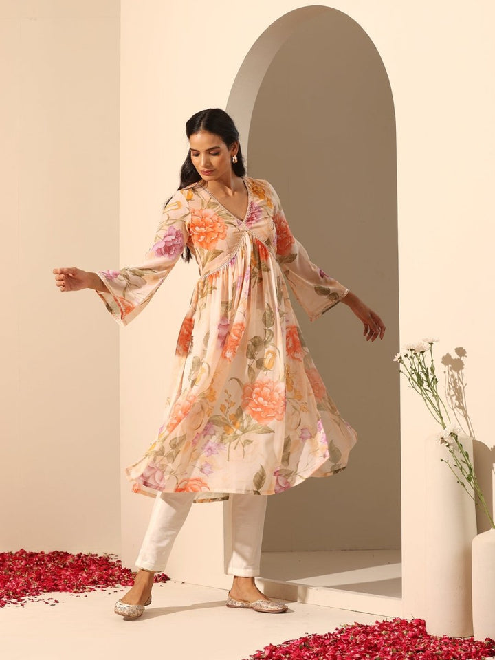 GUL RUHANI SUIT SET - Pomcha Jaipur