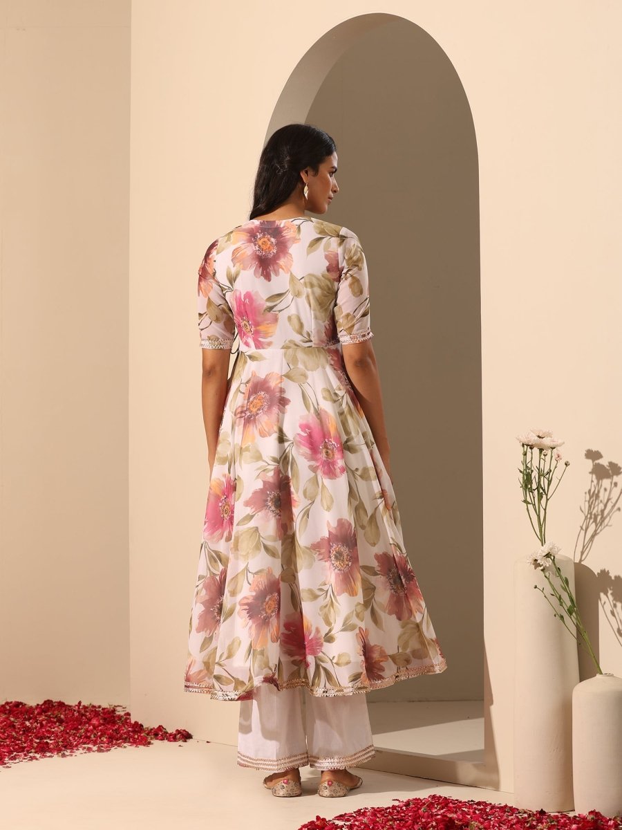 GUL SUFIYANA ANGRAKHA SET - Pomcha Jaipur