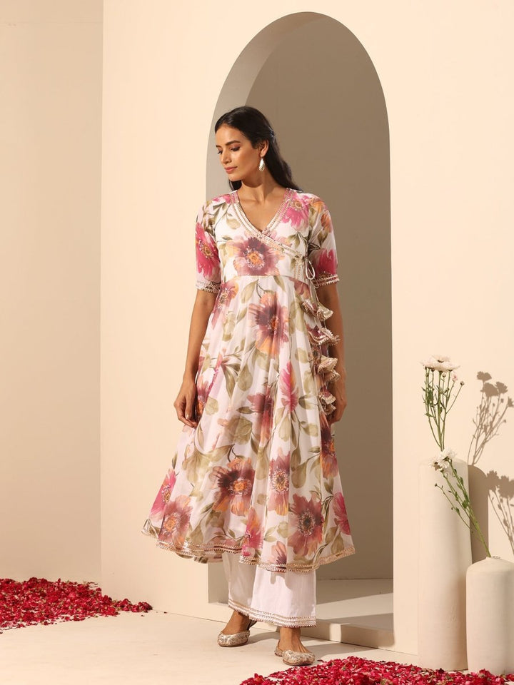 GUL SUFIYANA ANGRAKHA SET - Pomcha Jaipur