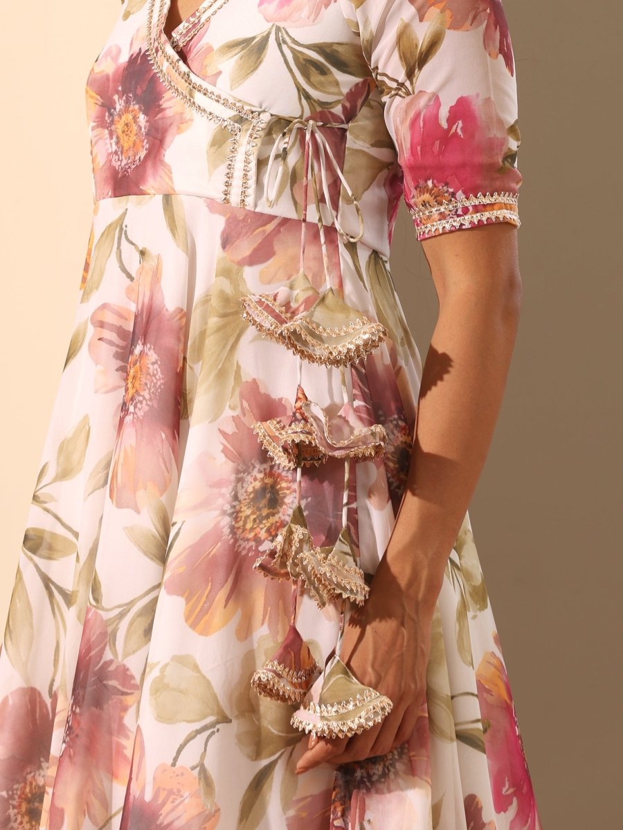 GUL SUFIYANA ANGRAKHA SET - Pomcha Jaipur