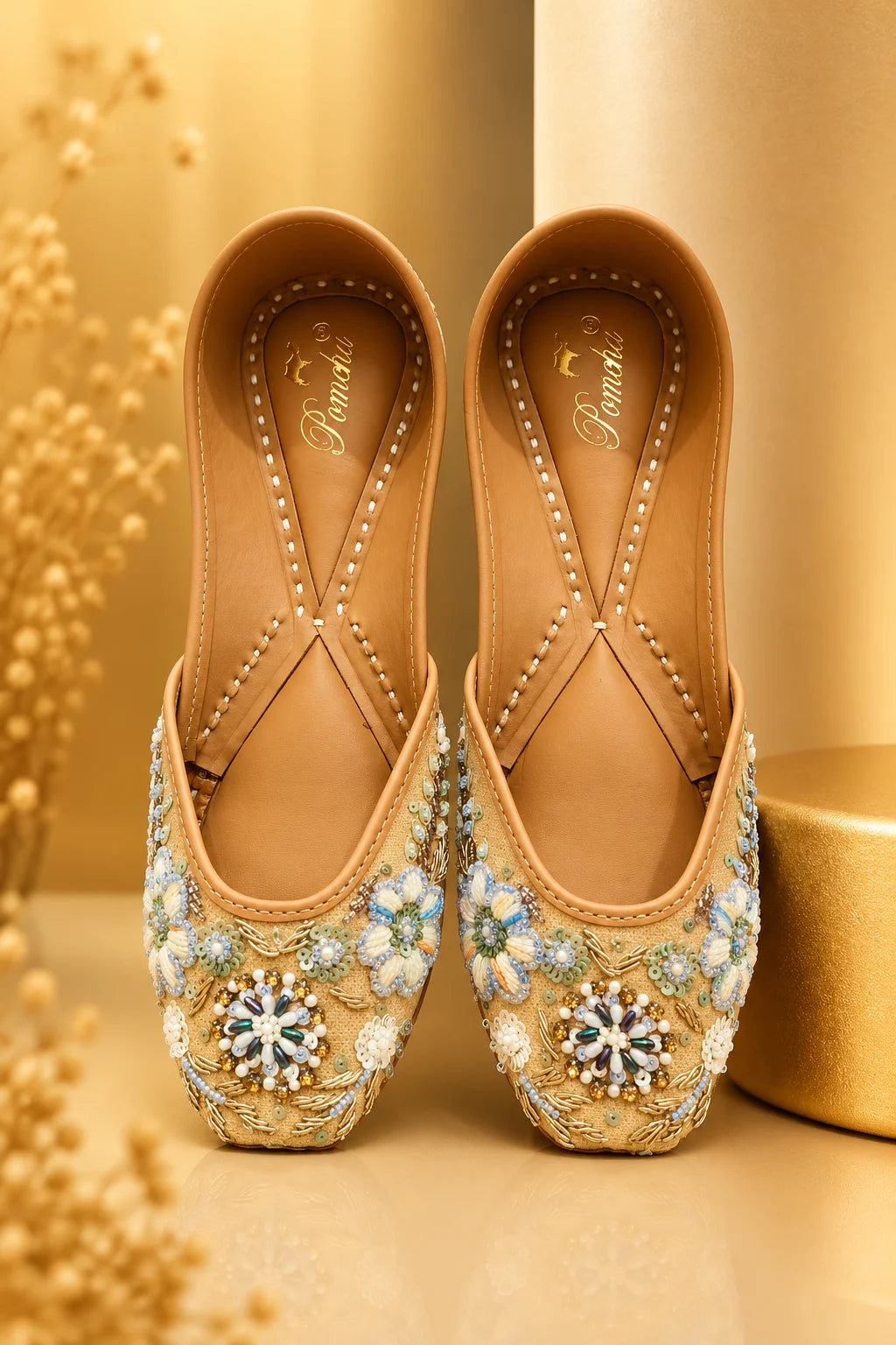 ZARBAGH HAND EMBELLISHED JUTTIS FOR WOMEN