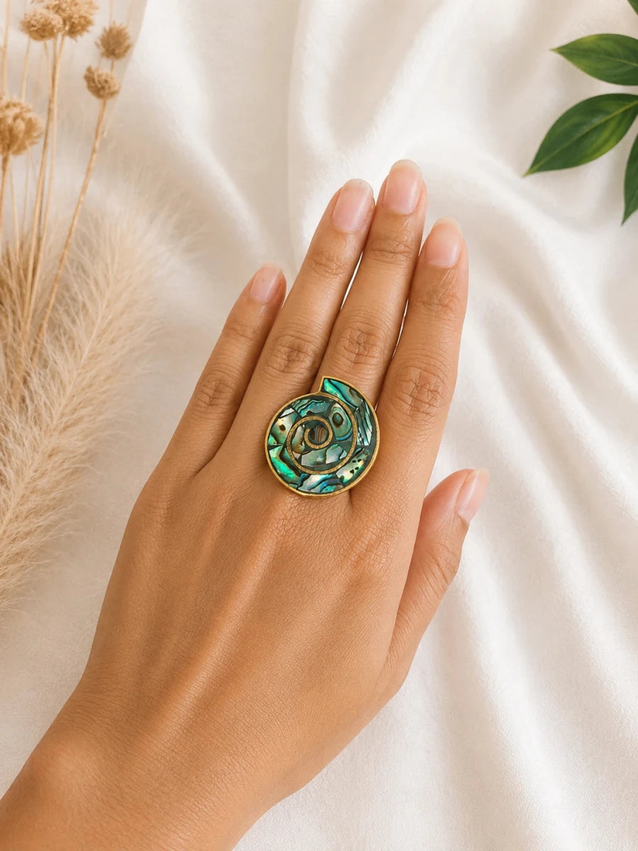 MARINE MIST RING - Pomcha Jaipur