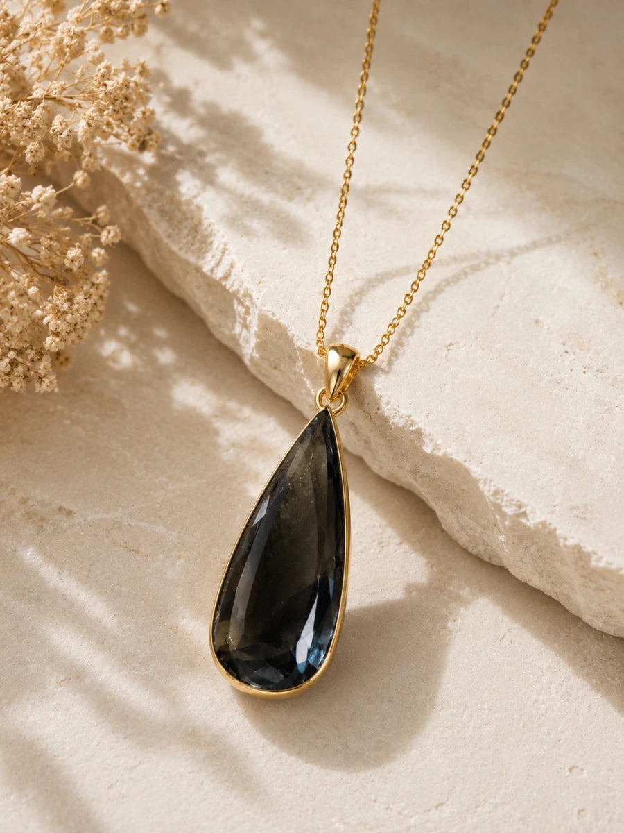 MIDNIGHT DROP PENDANT - Pomcha Jaipur
