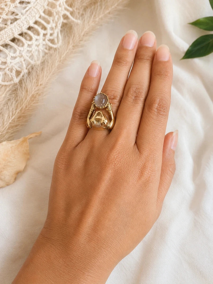 MOLTEN PEARL RING - Pomcha Jaipur