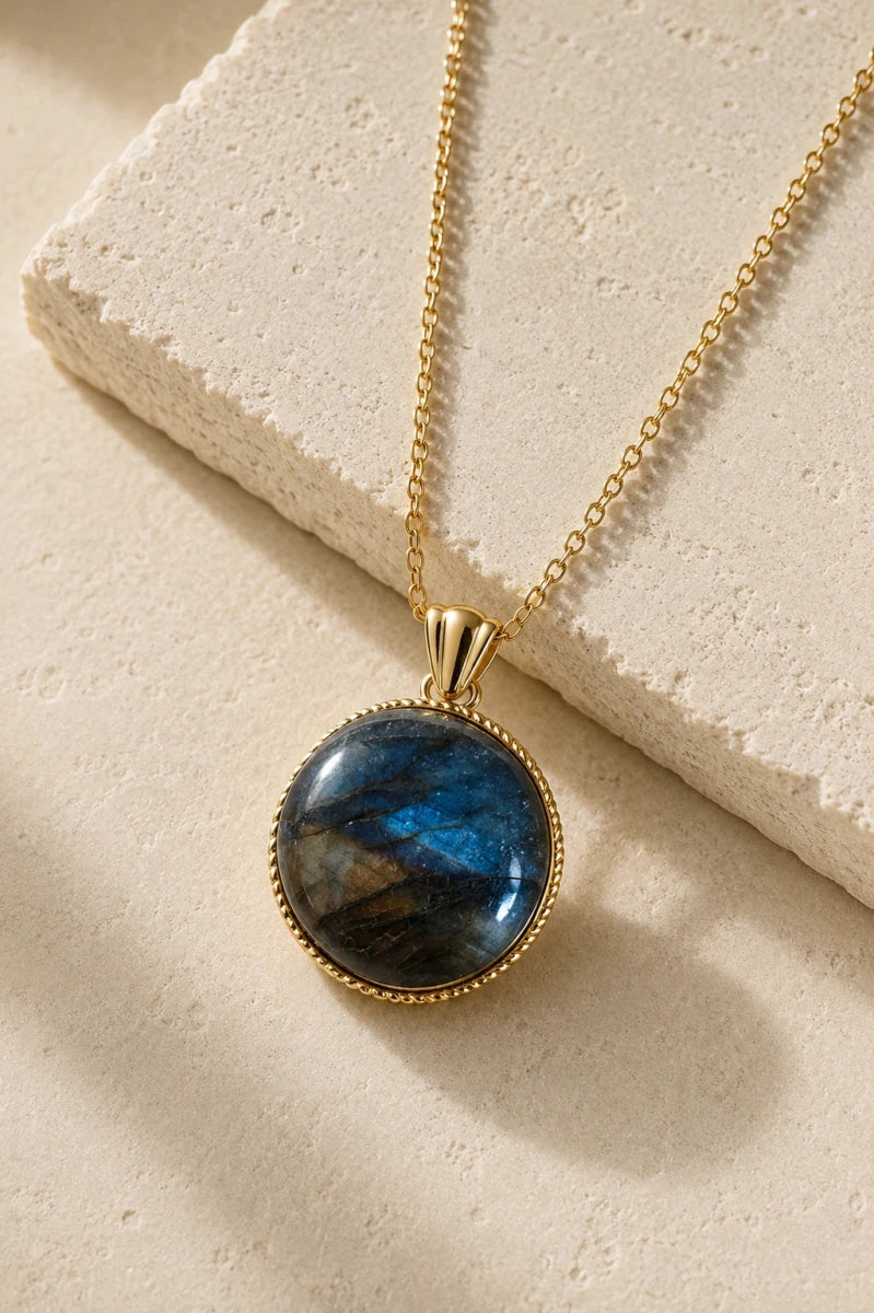 MYSTIC MIDNIGHT PENDANT - Pomcha Jaipur