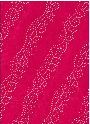 RANI PINK BANDHEJ COTTON FABRIC WITH TRADITIONAL PATTERNS AND SOFT COMFORTABLE - Pomcha Jaipur