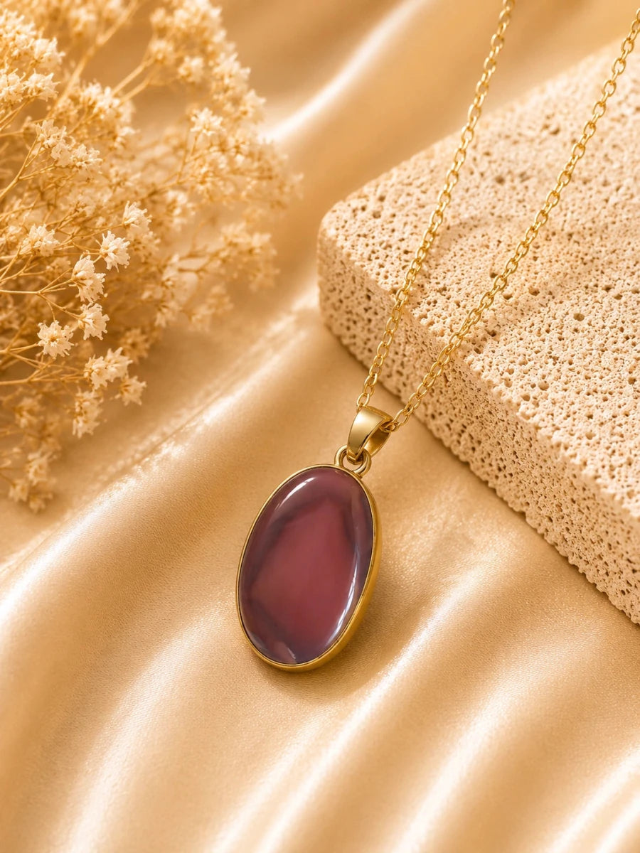 RUBY MUSE PENDANT - Pomcha Jaipur