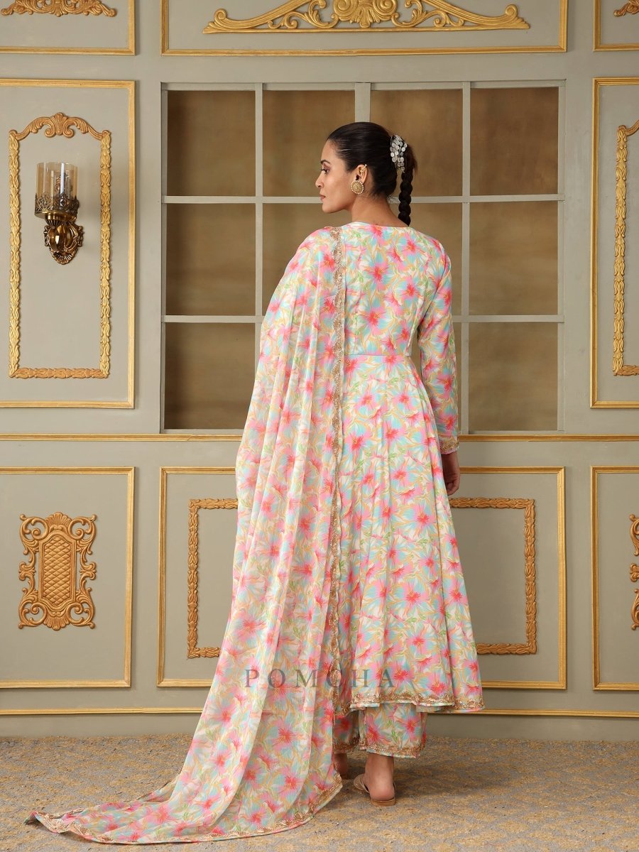 SAADGI GULISTAN ANARKALI SET - Pomcha Jaipur