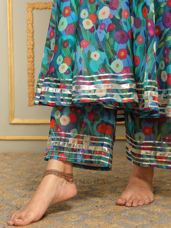 SAADGI PHULWARI ANARKALI SET - Pomcha Jaipur