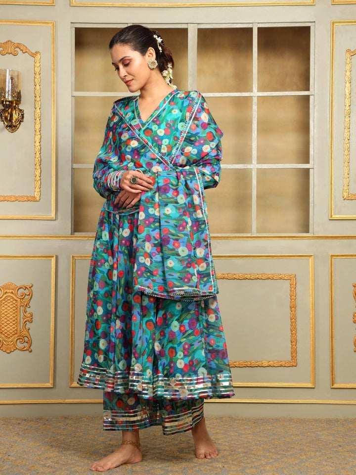 SAADGI PHULWARI ANARKALI SET - Pomcha Jaipur