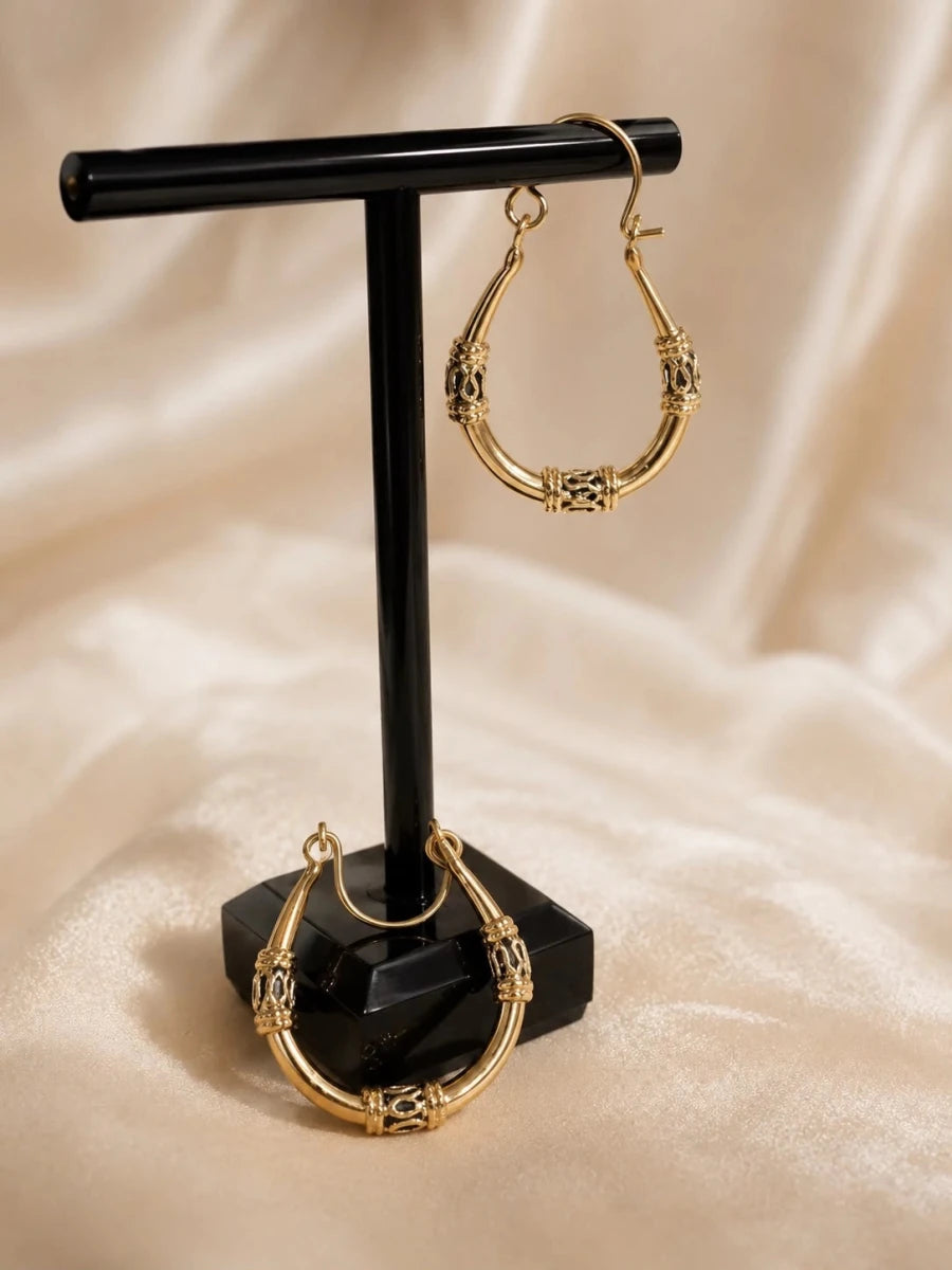 VINTAGE LUXE HOOPS - Pomcha Jaipur