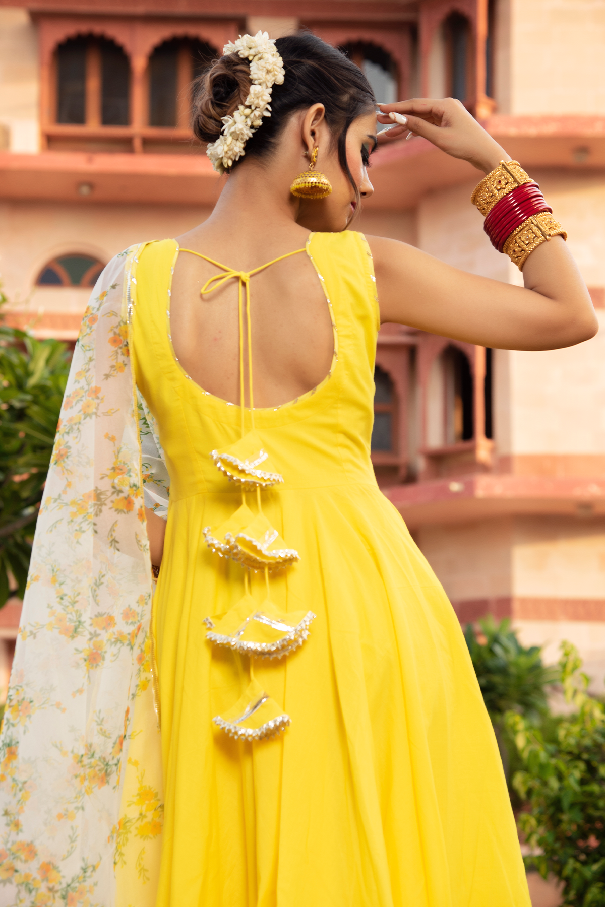 Gorgeous Backless Anarkali Dress | Indian fashion, India fashion, Fashion