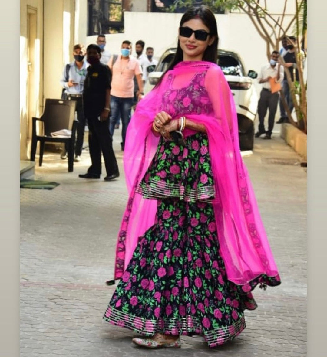 GULMOHAR COTTON HAND BLOCK SKIRT SET - Pomcha Jaipur