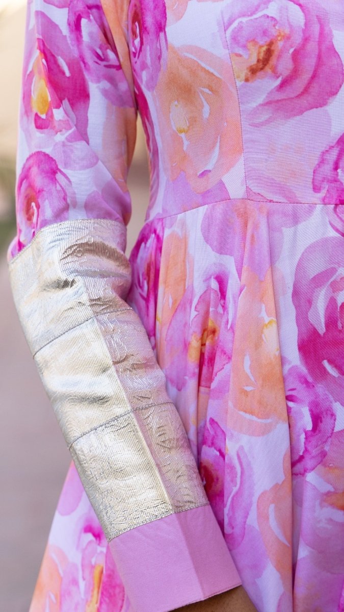 HAADIYA MUSLIN ANARKALI SET - Pomcha Jaipur