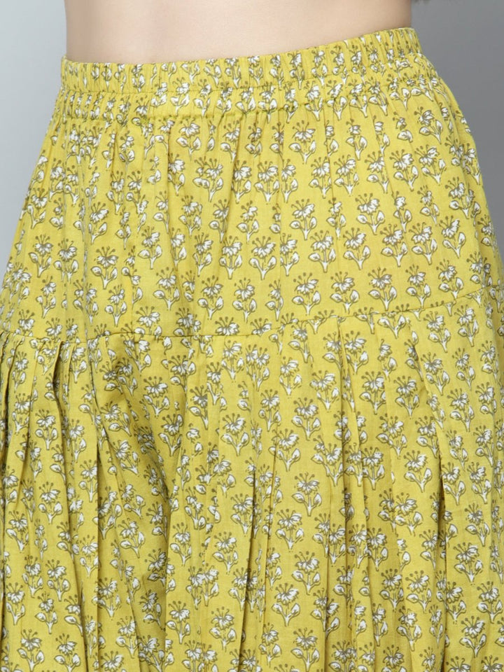 MALINI COTTON BLOCK PRINT KURTA SALWAR SET - Pomcha Jaipur