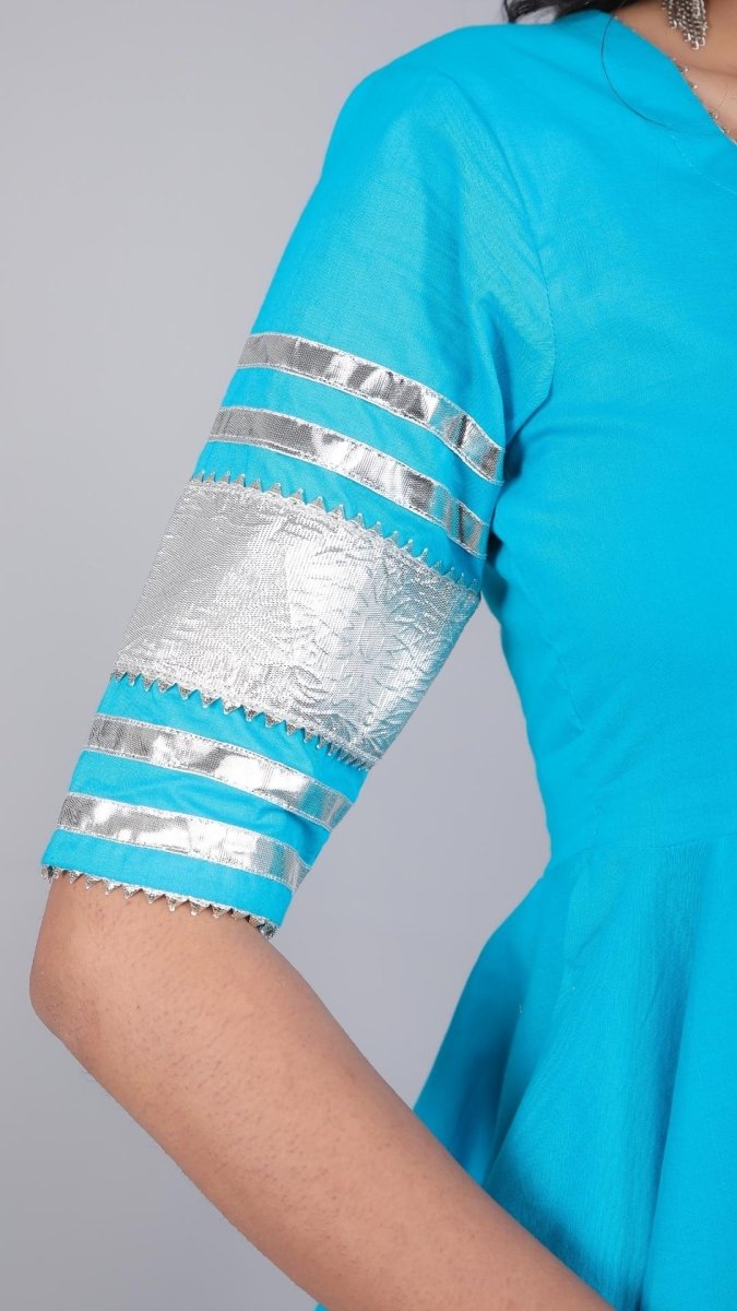 PAISELY JAAL COTTON SHARARA SET - Pomcha Jaipur