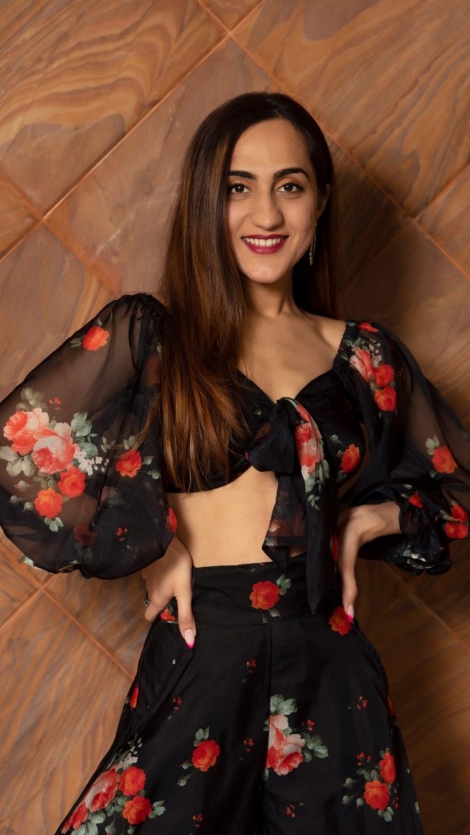 RED ROSE CO - ORDS SET - Pomcha Jaipur