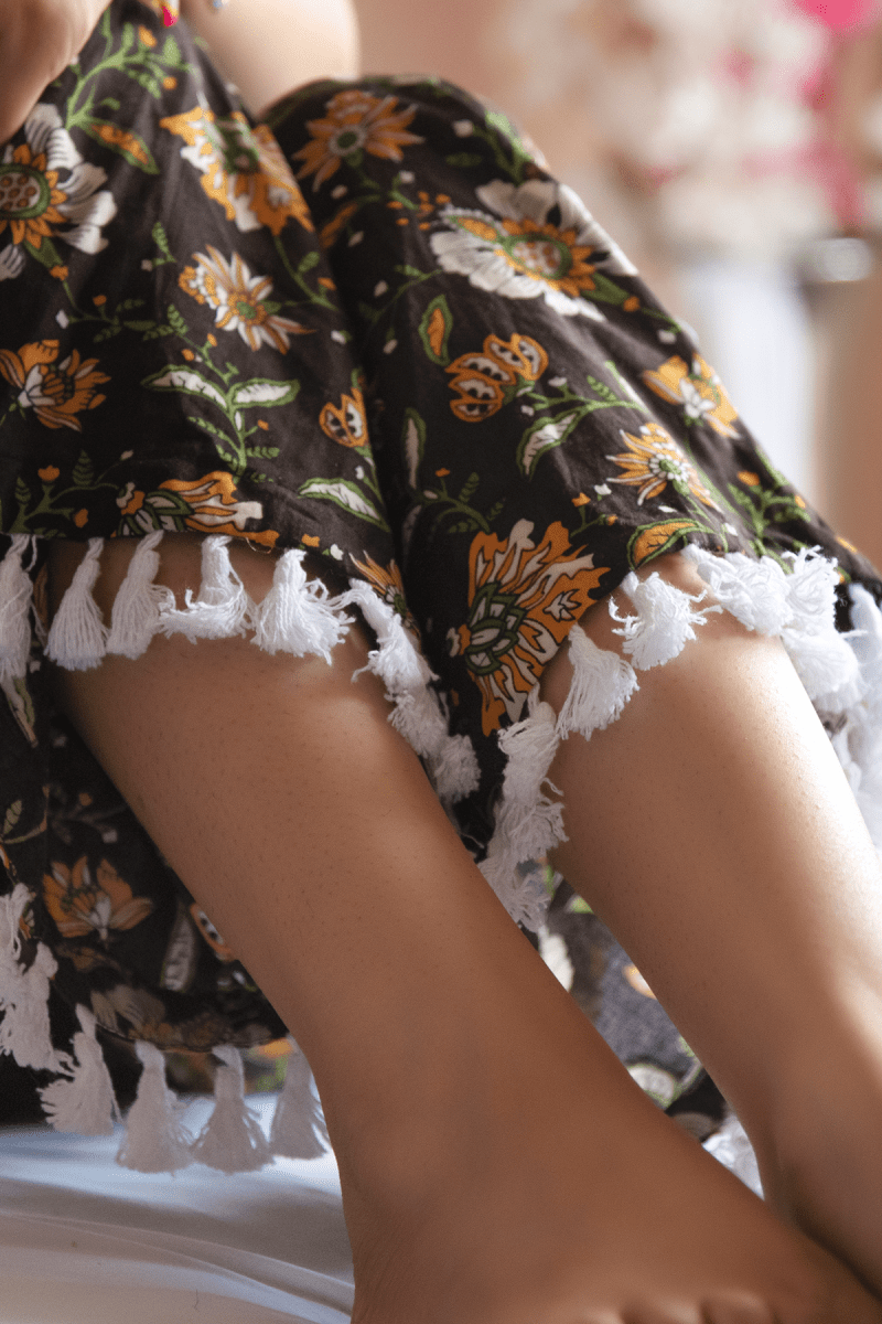 ROOP RANG HAND BLOCK COTTON NIGHT SET - Pomcha Jaipur