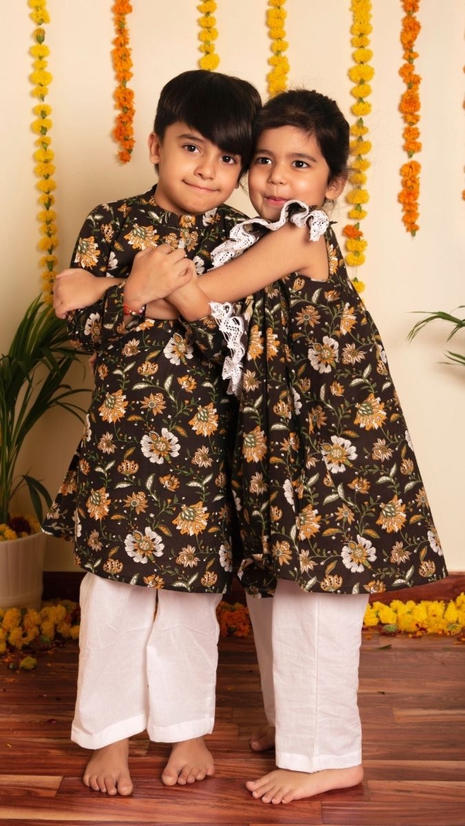 ROOP RANG KURTA PANT SET - Pomcha Jaipur